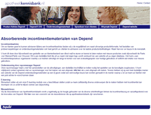 Tablet Screenshot of depend.apotheekkennisbank.nl